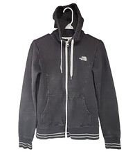 The North Face Hoodie Sweatshirt Women's Small Black Full Zip w/ Pockets