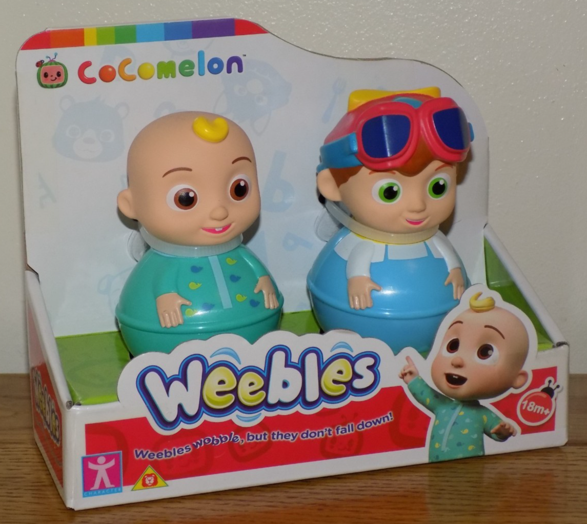 CoComelon Weebles Figures - JJ and Tom Tom - BRAND NEW