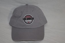 Los Angeles California Grey Embroidered Adjustable Baseball Cap Hat Cotton New