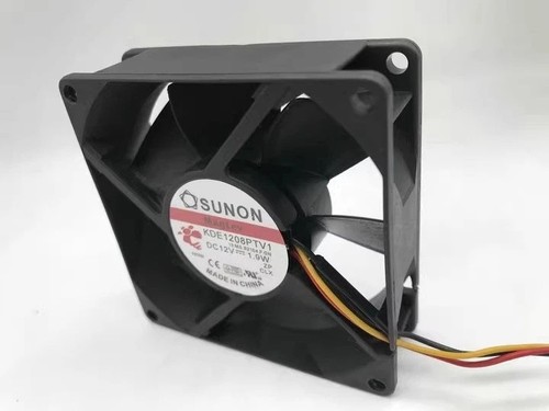 SUNON 8025 KDE1208PTV1 DC12V 1.9W 8cm Fan NEW - 第 1/3 張圖片