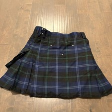 Utility Tactical Plaid Kilt Men's Size 40 Black Watch Tartan