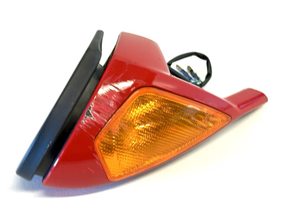 Espejo retrovisor delantero derecho rojo Ducati 749 749S 9999R 5320091AA dañado Foto 2 de 4