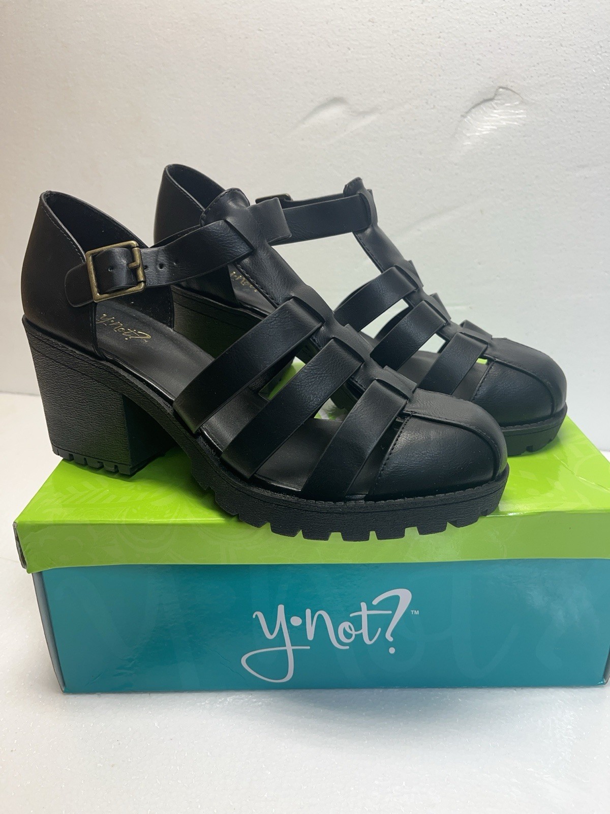 APL Y.not Sandali donna Kierstin neri con cinturino 10 M