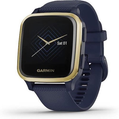 Garmin Venu Sq Music Edition GPS Smartwatch Activity Monitor Watch Navy  Blue 753759260583 UK