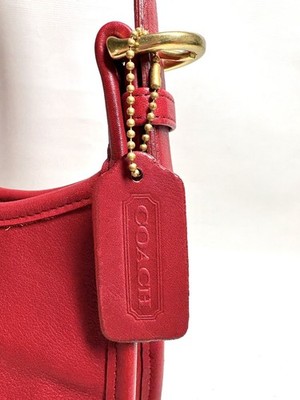 Coach Vintage Soho Small Satchel 4106 Red Wine Leather 1998 USA