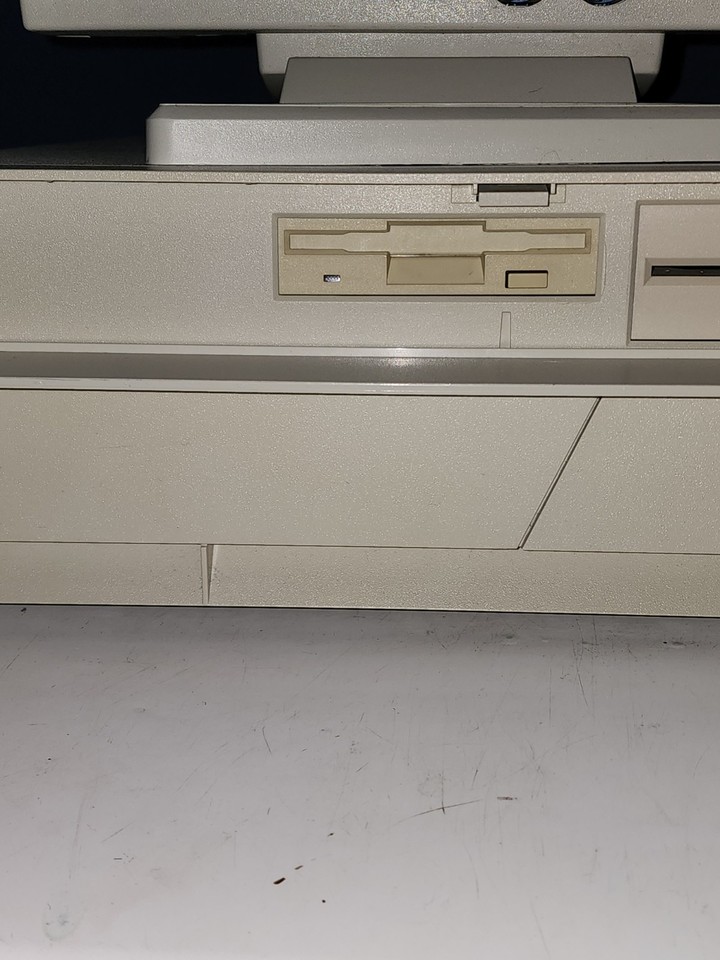 IBM PS/1 ADVISOR i486SX 1993 Computer Monitor Mouse Keyboard VINTAGE ...