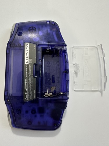 Nintendo Game Boy Advance - Glacier Blue (Translucent Blue) Handheld System - Picture 14 of 17