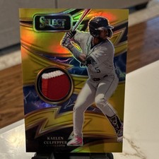 Panini 2025 Select Sparks Prizm Kaelen Culpepper SP-KC  /10 Card (Crazy Patch)