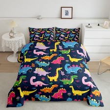 Dinosaur Comforter Set Full Size 3D Dino Print Comforter for Boys Girls Teens...