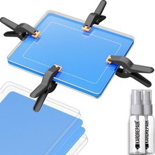 Card Repair Kit with Acrylic Flattening Plates and EVA Foam Sheets for Card
