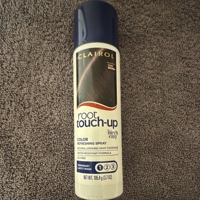 Clairol Nice'n Easy Root Touch-Up Spray Dark Brown Temporary Water-Resist 3.7oz