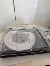 Victrola Pro USB Record Player with 2-Speed Turntable and Dust Cover,