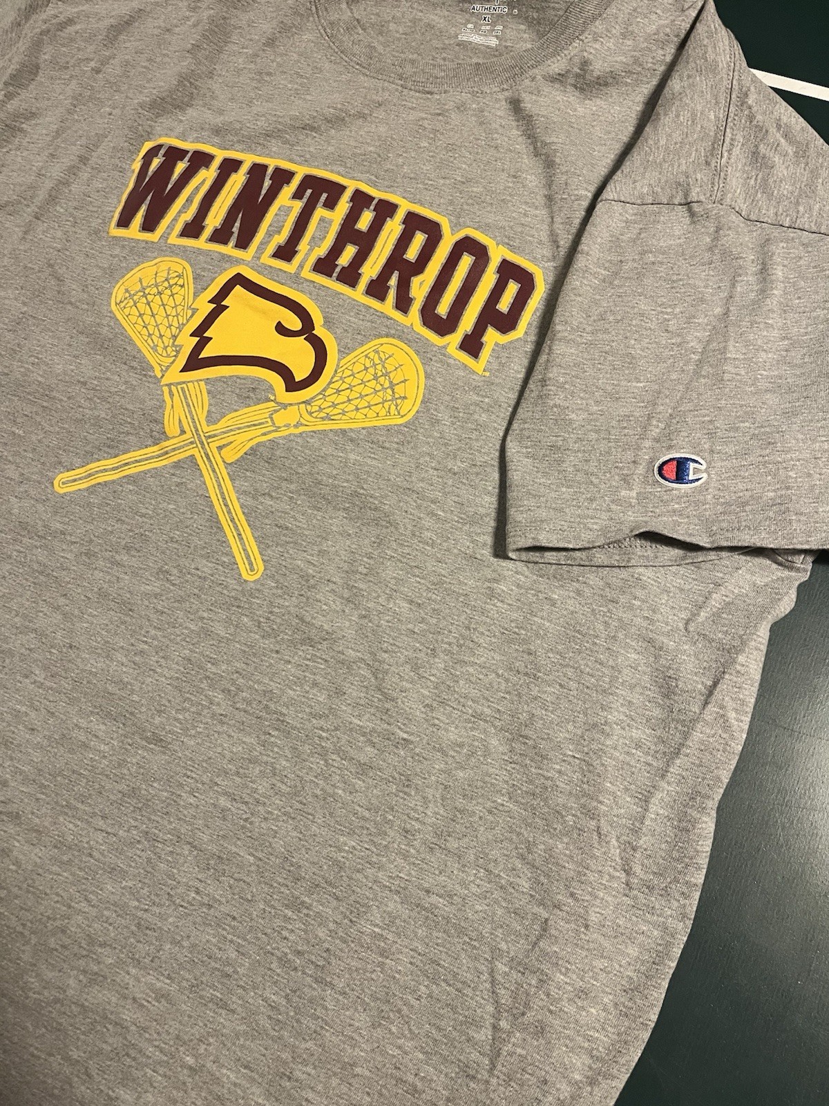 Winthrop University Eagles Lacrosse NCAA Champion Brand T-Shirt Tee XL College
