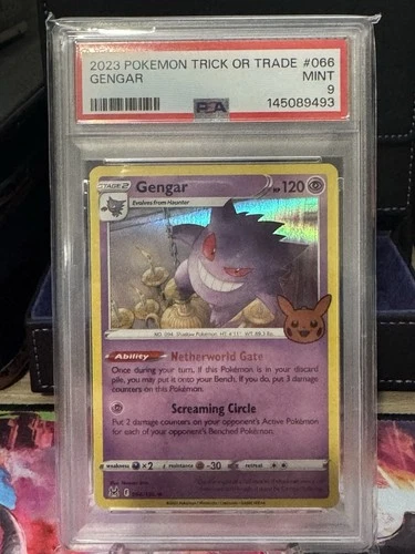 2023 Pokemon Trick or Trade Gengar Holo Card #066 PSA 9