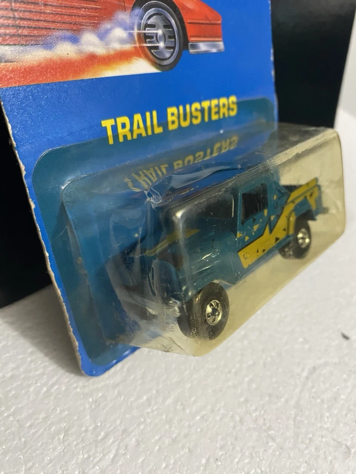 Hot Wheels 1982 Leo India Trail busters Jeep Scrambler In Blister Pack Rare!! - Image 4 of 4