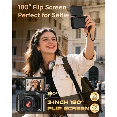 64MP 4K Digital Camera with Autofocus
