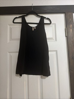 Black Women s M Fancy Frenchi Tank Top Size Medium