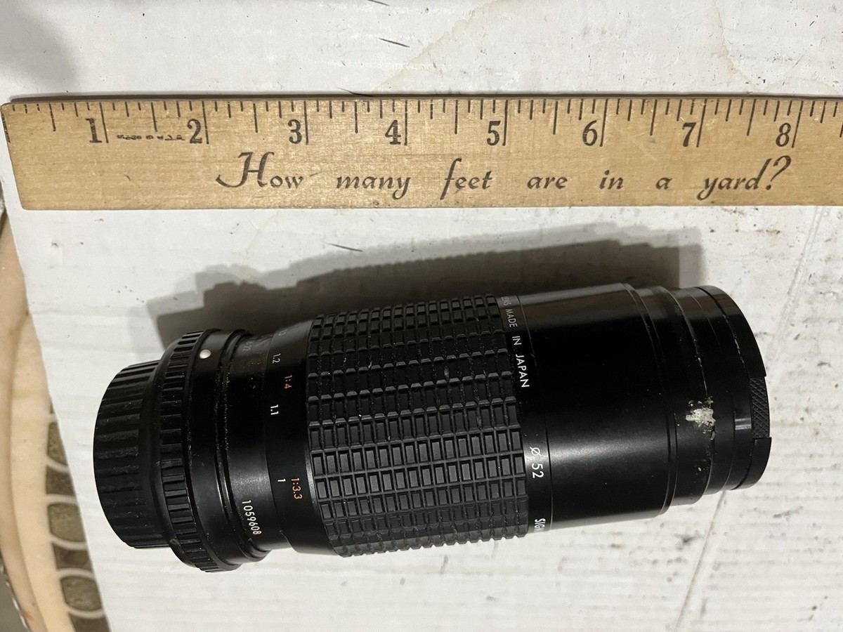 Sigma Zoom K III 1:3.5-4.5 F=75-210mm Multi Coated Camera