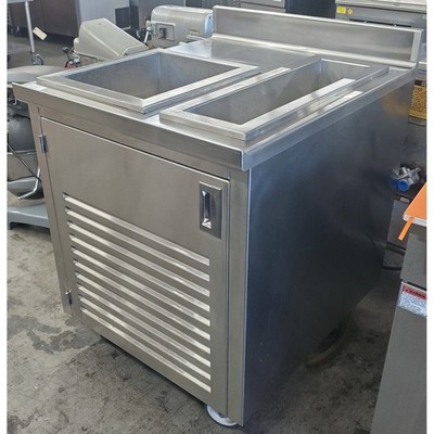 All Southern Fabricators ASFC-SNS-553.2 Cold Well, 4'' Back Splash, Used