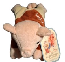 Beatrix Potter Pigling Bean Bag Plush Pig 8" Eden Stuffed Animal Tag