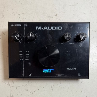 M-Audio AIR 192|4 Black 2-In/2-Out 24-bit/192kHz USB Audio Recording Interface