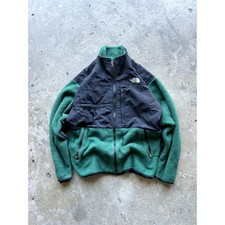 The North Face Denali Fleece Jacket Men's M Green Made in USA 1992 Vintage TNF