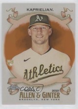 2021 Topps Allen & Ginter Chrome Orange Refractor 11/25 James Kaprielian 0c6