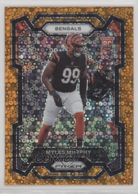 2023 Panini Prizm Rookies Disco Prizm Myles Murphy #320 Rookie RC 0tu4