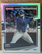 2020 Donruss Career Stat Line /236 #196 Joey Gallo Texas Rangers Baseball Card