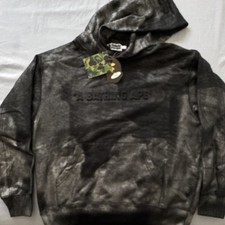BAPE Coated Emboss Logo Relaxed Fit Pullover ...