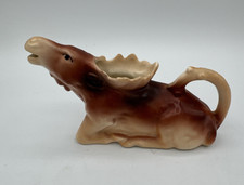 Vintage Ceramic Laying Moose Creamer Czechoslovakia Maybe 1920s/1930s No. 18
