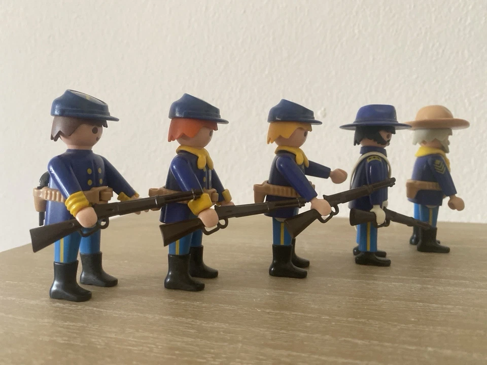 Playmobil Western Vintage – Soldati Nordisti & Indiani - Lotto Anni ‘80 ‘90 - Immagine 4 di 4