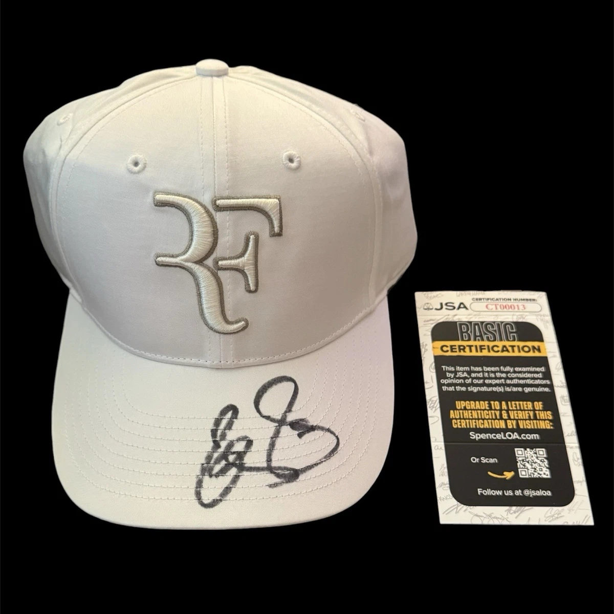 Roger Federer 网球亲笔签名帽子| eBay