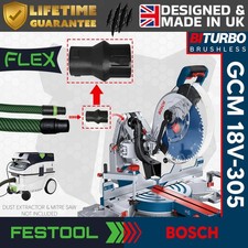 Festool Cleantec D27/D36 - Bosch Professional BITURBO GCM 18V-305 GDC Adapter