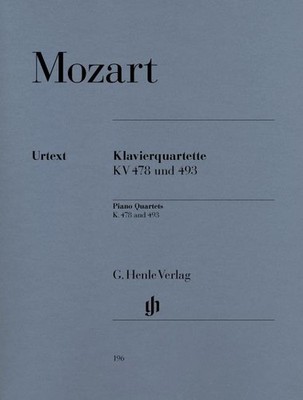 Piano Quartets KV 478 und 493 piano quartet Mozart G. Henle Verlag Paperback