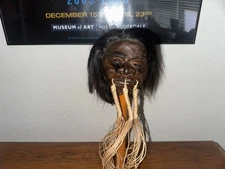 TRADITIONAL MODEL JIVARO SHRUNKEN HEAD -TSANTSA