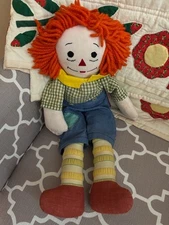 Vintage Raggedy Andy cloth doll