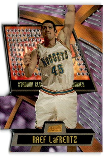 Raef LaFrentz [Luminescent] #T15C 1998 Stadium Club Triumvirate card