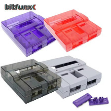 SNES replacement case Super Nintendo transparent shell