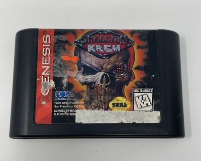 Skeleton Krew (Sega Genesis, 1995) Cart Only Tested Label Damage