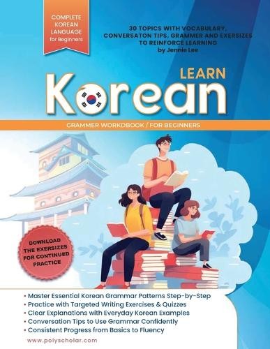 Jennie Lee Learn Korean Grammer Workbook For Beginners (Tascabile)
