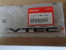 Nos 2007 2008 Honda Fit Vtec Engine Cover Emblem New Oem 17125-pwc-000