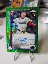 River Ryan 2025 Topps Chrome Rookie Auto Logofractor Green /99