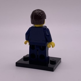 LEGO CITY MINIFIG cty0460 BUSINESSMAN PINSTRIPE JACKET GOLD TIE FROM 60060