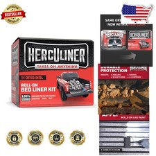 Herculiner Bed Liner Kit 1 Gal - Durable Polyurethane Easy Apply