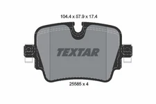 Textar Rear Brake Pads Set For Jaguar F-type Xj