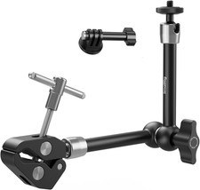 SMALLRIG Magic Arm with Super Clamp for Action Cameras, Camera Clamp Mount for G
