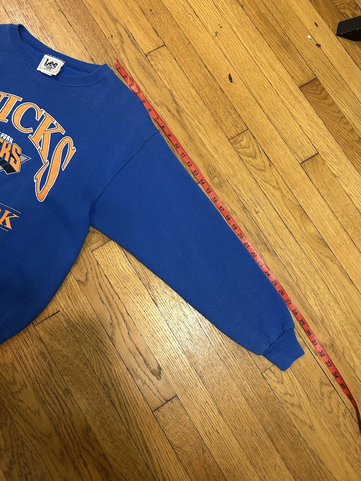 VTG 90s Lee Sport New York Knicks Basketball Sweatshirt Fits Mens L Made in USA image 7