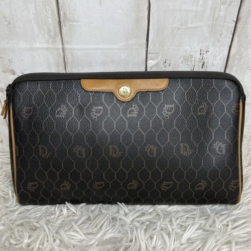 Pochette deuxième sac pvc logo Christian Dior