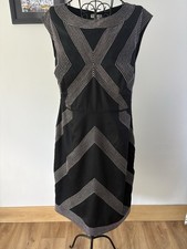 Monsoon Women's Brown Patterned Shirt Dress In Size 14, Length 37”